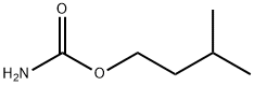 カルバミド酸イソペンチル 化学構造式