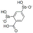 4-(Dihydroxy(oxido)stibino)benzoic acid Structure