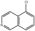 5-氯异喹啉, 5430-45-5, 结构式