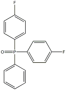 BIS(4-FLUOROPHENYL)PHENYLPHOSPHINE OXIDE Struktur