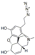 6β-Azido-4,5α-epoxy-3-ethoxy-17-methylmorphinan Struktur