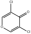 4H-Pyran-4-one,  3,5-dichloro- Struktur