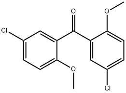 bis(5-chloro-2-Methoxyphenyl)Methanone Struktur