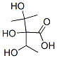 2,3-Dihydroxy-2-(1-hydroxyethyl)-3-methylbutanoic acid Struktur