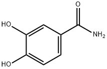 3,4-ジヒドロキシベンズアミド 化学構造式