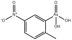 (2-methyl-5-nitro-phenyl)arsonic acid Struktur