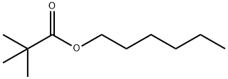 ピバル酸ヘキシル 化学構造式