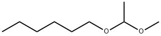 アセトアルデヒドメチルヘキシルアセタール 化学構造式