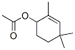 2,4,4-トリメチル-2-シクロヘキセン-1-オールアセタート 化学構造式