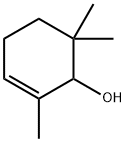 2,6,6-Trimethyl-2-cyclohexen-1-ol Struktur