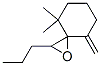 4,4-ジメチル-8-メチレン-2-プロピル-1-オキサスピロ[2.5]オクタン 化学構造式