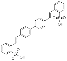 1,4-2-(苯并恶唑基-2-苯乙烯基)萘, 54351-85-8, 结构式