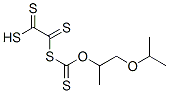 propan-2-yloxy-propan-2-yloxycarbothioylsulfanylcarbothioylsulfanyl-me thanethione Struktur