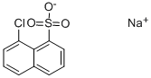 8-氯萘-1-磺酸钠 结构式