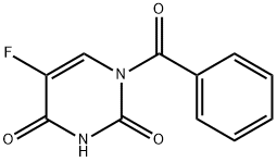 5-フルオロ-1-ベンゾイルウラシル 化学構造式