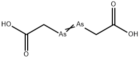 アルセノビス酢酸 化学構造式