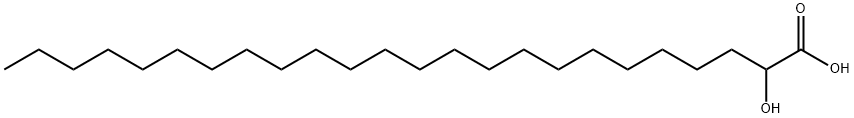 2-HYDROXYTETRACOSANOIC ACID Struktur