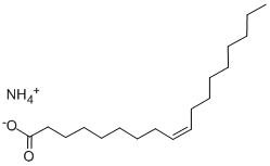 オレイン酸アンモニウム 化学構造式