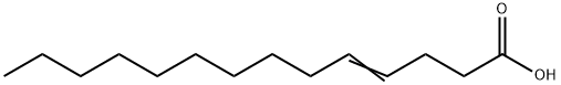 (E)-tetradec-4-enoic acid Structure