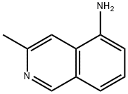 5-氨基-3-甲基异喹啉 结构式