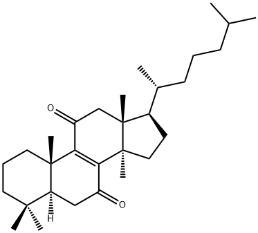 Lanost-8-ene-7,11-dione 结构式