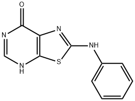2-Anilino[1,3]thiazolo[5,4-d]pyrimidin-7-ol Structure