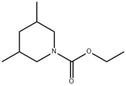 1-Piperidinecarboxylicacid,3,5-dimethyl-,ethylester(9CI) Structure