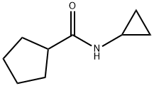 Cyclopentanecarboxamide, N-cyclopropyl- (9CI) Structure