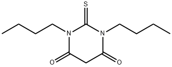 1,3-二-正-丁基-2-硫代巴比妥酸 结构式