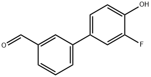 3-(2-Chloro-5-(trifluoromethyl)phenyl)benzaldehyde Structure