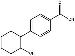 4-(2-hydroxycyclohexyl)benzoic acid Structure