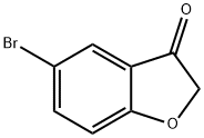 5-ブロモ-2,3-ジヒドロベンゾフラン-3-オン 臭化物 化学構造式