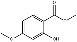 4-甲氧基水杨酸甲酯 结构式