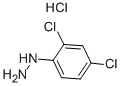 2,4-ジクロロフェニルヒドラジン塩酸塩 化学構造式