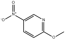 2-Methoxy-5-nitropyridine Struktur