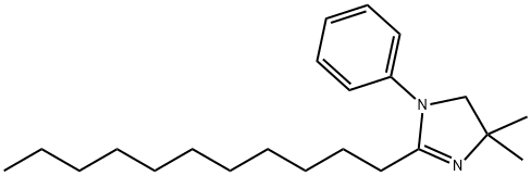 4,4-Dimethyl-1-phenyl-2-undecyl-2-imidazoline Struktur