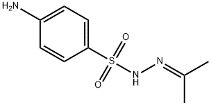 4-amino-N-(propan-2-ylideneamino)benzenesulfonamide Structure