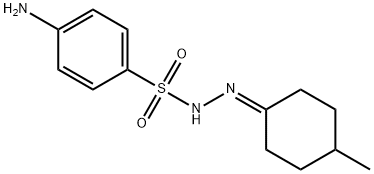 4-amino-N-[(4-methylcyclohexylidene)amino]benzenesulfonamide Struktur