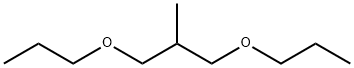 2-メチル-1,3-ジプロポキシプロパン 化学構造式