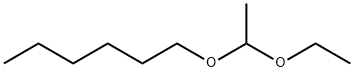 アセトアルデヒドエチルヘキシルアセタール 化学構造式