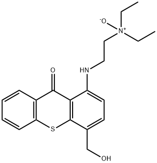 N'-[4-(Hydroxymethyl)-9-oxo-9H-thioxanthen-1-yl]-N,N-diethylethane-1,2-diamine N-oxide Structure