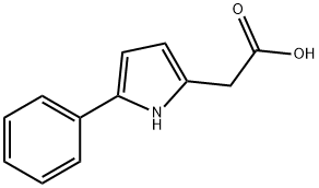 5-Phenyl-1H-pyrrole-2-acetic acid Struktur