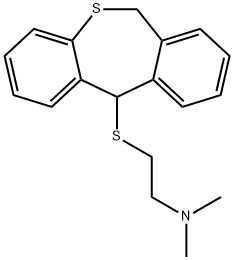 11-[[2-(ジメチルアミノ)エチル]チオ]-6,11-ジヒドロジベンゾ[b,e]チエピン 化学構造式
