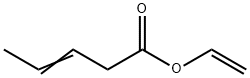 3-ペンテン酸エテニル 化学構造式