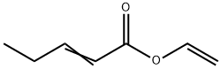 2-Pentenoic acid ethenyl ester Struktur