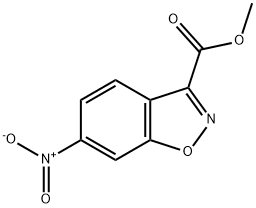 METHYL 6-NITRO-1,2-BENZISOXAZOLE-3-CARBOXYLATE Struktur