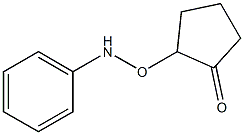 Cyclopentanone, 2-[(phenylamino)oxy]-, (+)- (9CI) Structure