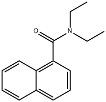 1-Naphthalenecarboxamide, N,N-diethyl- Struktur