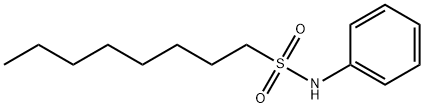 N-phenyloctane-1-sulfonamide Struktur