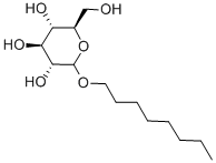 N-辛基吡喃葡萄糖苷 结构式